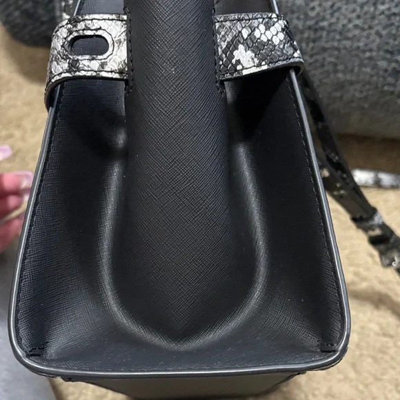 Michael Kors Black and Silver Satchel - Picture 8 of 8